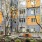 a row of apartments in a courtyard